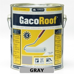 GacoRoof Roof Coating - Gray - 1 Gallon 