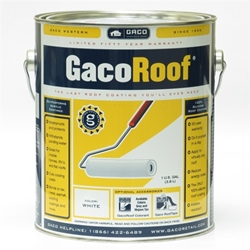 GacoRoof Roof Coating - White - 1 Gallon 