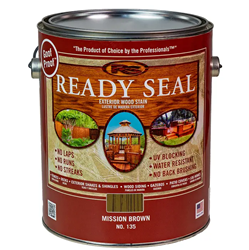 Ready Seal Wood Stain and Sealer - Mission Brown 135 - 1 Gallon 
