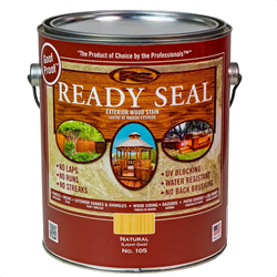Ready Seal Wood Stain and Sealer - Natural Light Oak 105 - 1 Gallon 