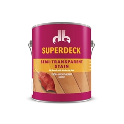 Superdeck SemiTransparent Stain - One Gallon 